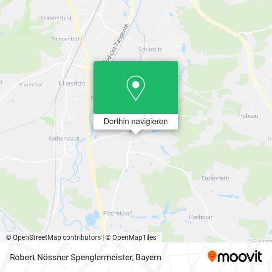 Robert Nössner Spenglermeister Karte