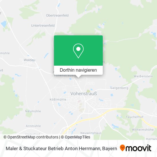 Maler & Stuckateur Betrieb Anton Herrmann Karte