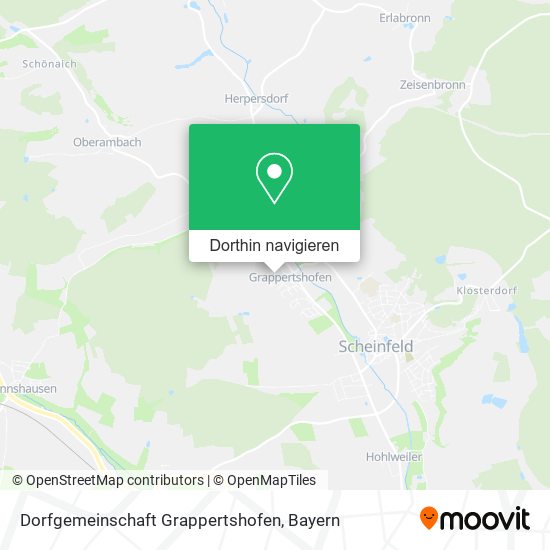Dorfgemeinschaft Grappertshofen Karte