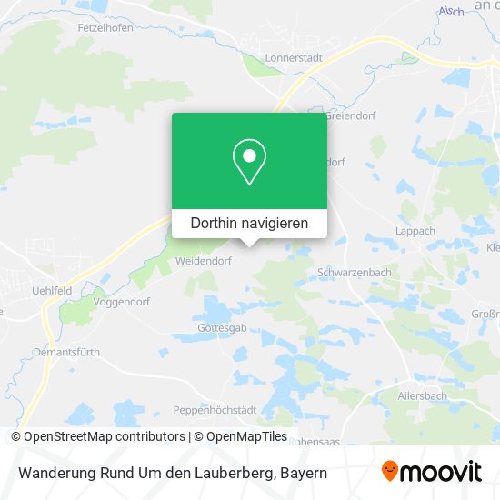 Wanderung Rund Um den Lauberberg Karte