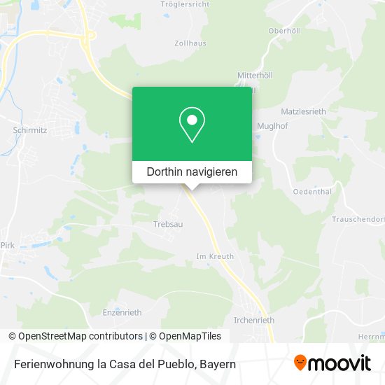 Ferienwohnung la Casa del Pueblo Karte