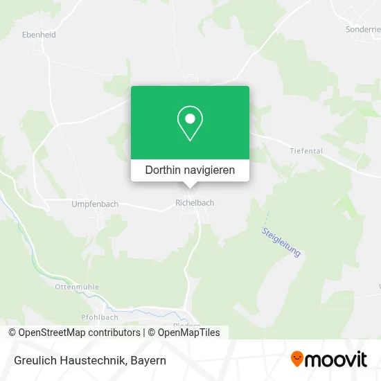 Greulich Haustechnik Karte