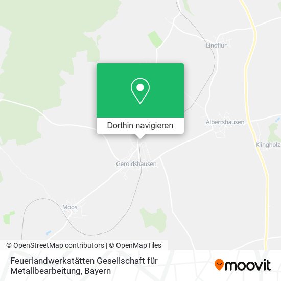 Feuerlandwerkstätten Gesellschaft für Metallbearbeitung Karte
