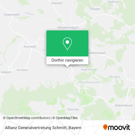 Allianz Generalvertretung Schmitt Karte