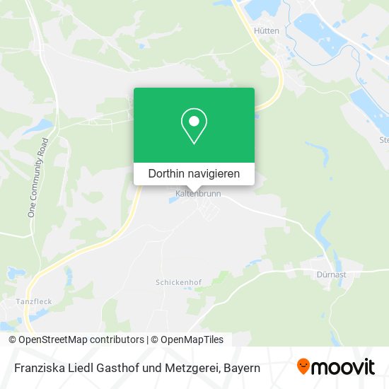 Franziska Liedl Gasthof und Metzgerei Karte