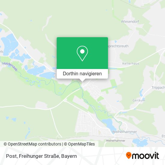 Post, Freihunger Straße Karte