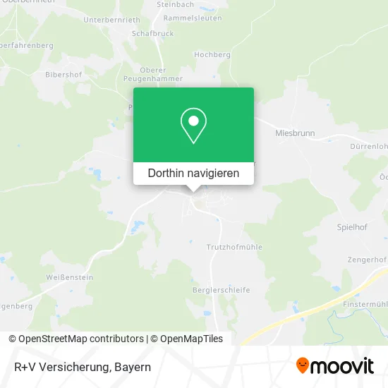 R+V Versicherung Karte