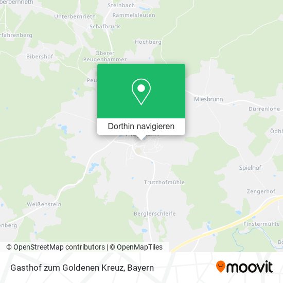 Gasthof zum Goldenen Kreuz Karte