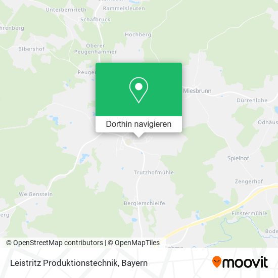 Leistritz Produktionstechnik Karte