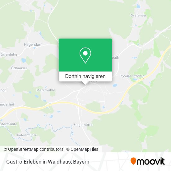 Gastro Erleben in Waidhaus Karte