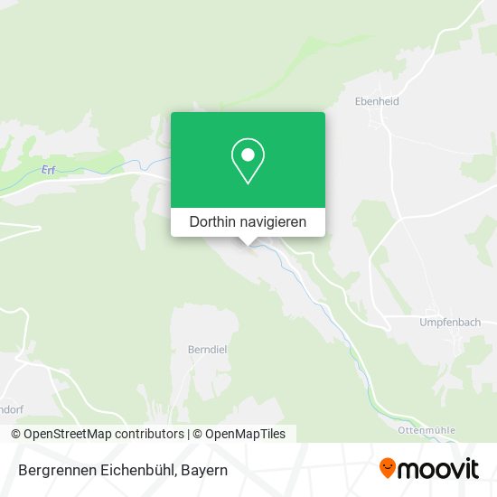 Bergrennen Eichenbühl Karte