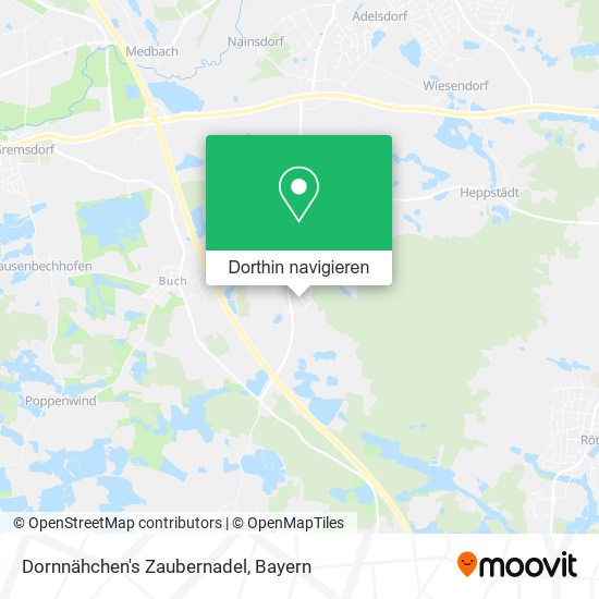 Dornnähchen's Zaubernadel Karte
