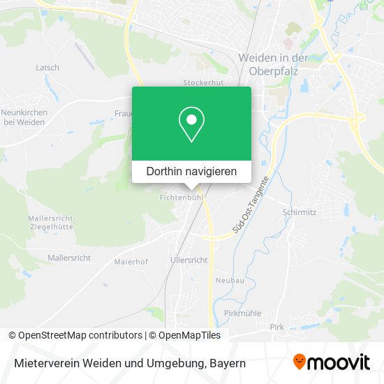 Mieterverein Weiden und Umgebung Karte