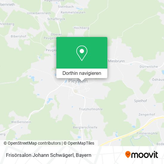 Frisörsalon Johann Schwägerl Karte