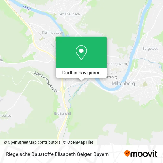 Riegelsche Baustoffe Elisabeth Geiger Karte