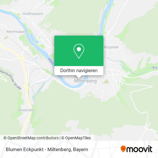 Blumen Eckpunkt - Miltenberg Karte