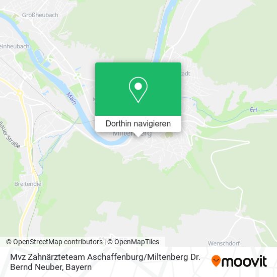 Mvz Zahnärzteteam Aschaffenburg / Miltenberg Dr. Bernd Neuber Karte