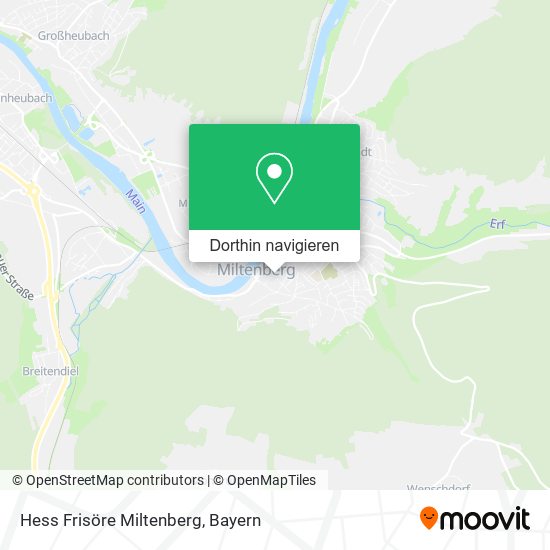 Hess Frisöre Miltenberg Karte