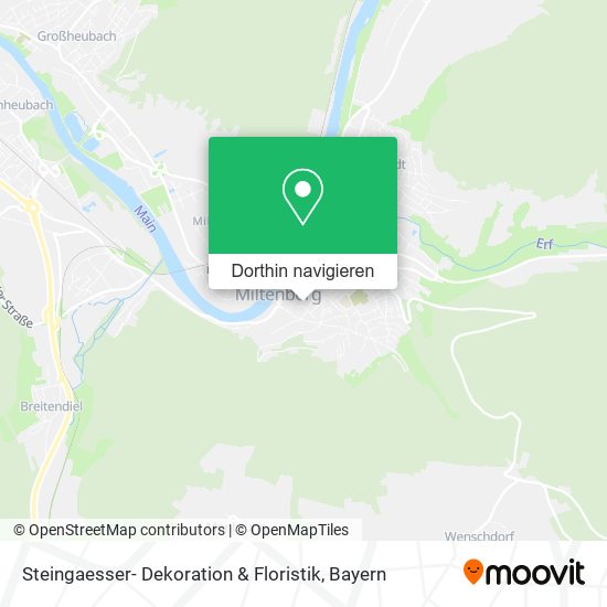 Steingaesser- Dekoration & Floristik Karte