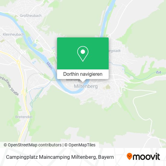 Campingplatz Maincamping Miltenberg Karte