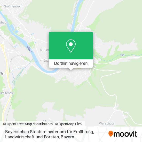 Bayerisches Staatsministerium für Ernährung, Landwirtschaft und Forsten Karte