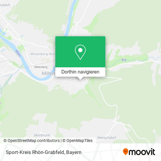 Sport-Kreis Rhön-Grabfeld Karte