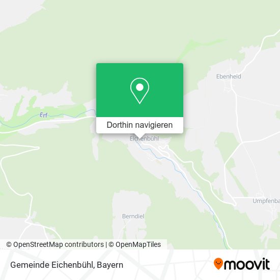 Gemeinde Eichenbühl Karte