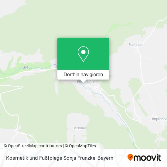 Kosmetik und Fußfplege Sonja Frunzke Karte