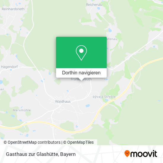 Gasthaus zur Glashütte Karte