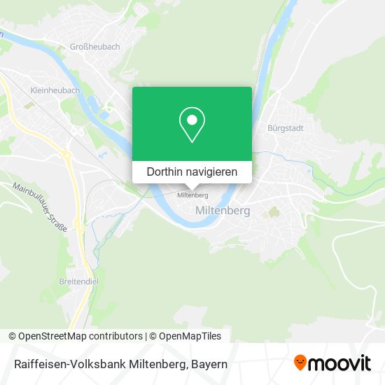 Raiffeisen-Volksbank Miltenberg Karte