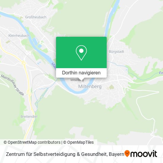 Zentrum für Selbstverteidigung & Gesundheit Karte