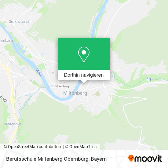 Berufsschule Miltenberg Obernburg Karte