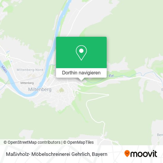 Maßivholz- Möbelschreinerei Gehrlich Karte