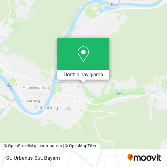 St.-Urbanus-Str. Karte