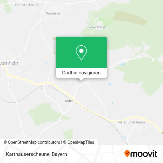 Karthäuserscheune Karte
