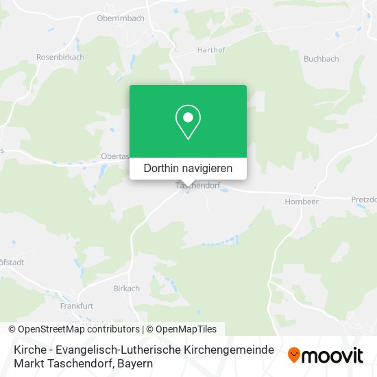 Kirche - Evangelisch-Lutherische Kirchengemeinde Markt Taschendorf Karte