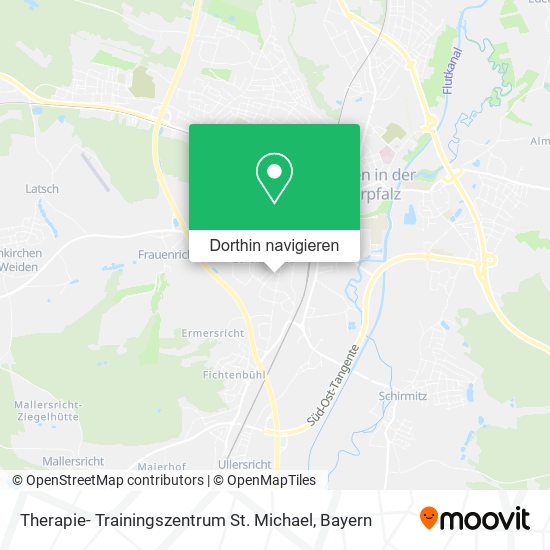 Therapie- Trainingszentrum St. Michael Karte