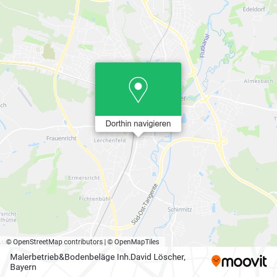 Malerbetrieb&Bodenbeläge Inh.David Löscher Karte
