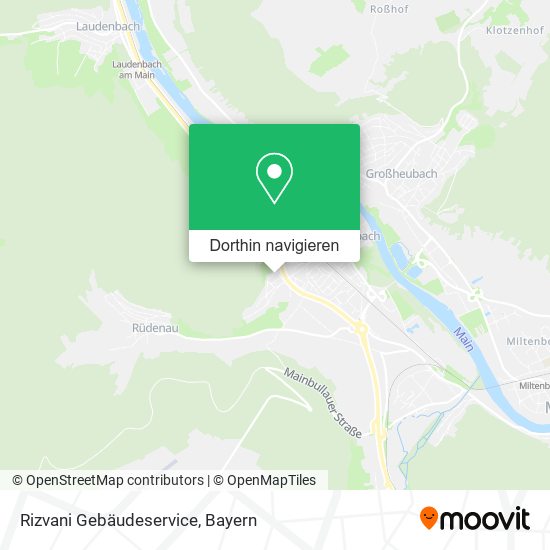 Rizvani Gebäudeservice Karte