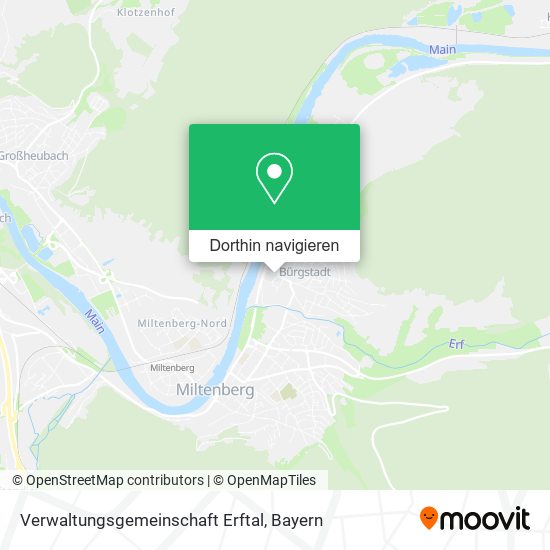 Verwaltungsgemeinschaft Erftal Karte