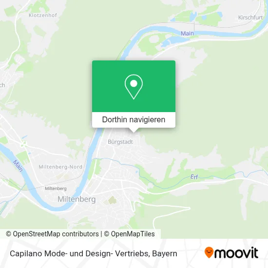 Capilano Mode- und Design- Vertriebs Karte