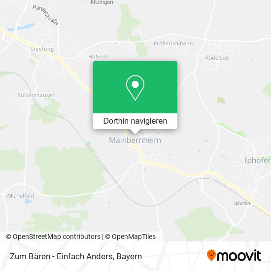 Zum Bären - Einfach Anders Karte