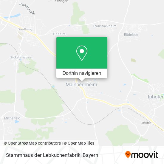 Stammhaus der Lebkuchenfabrik Karte