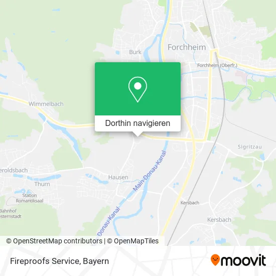 Fireproofs Service Karte