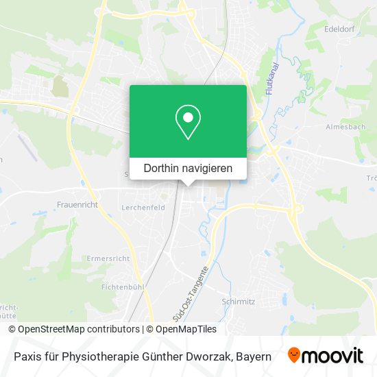 Paxis für Physiotherapie Günther Dworzak Karte