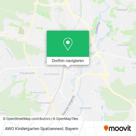 AWO Kindergarten Spatzennest Karte
