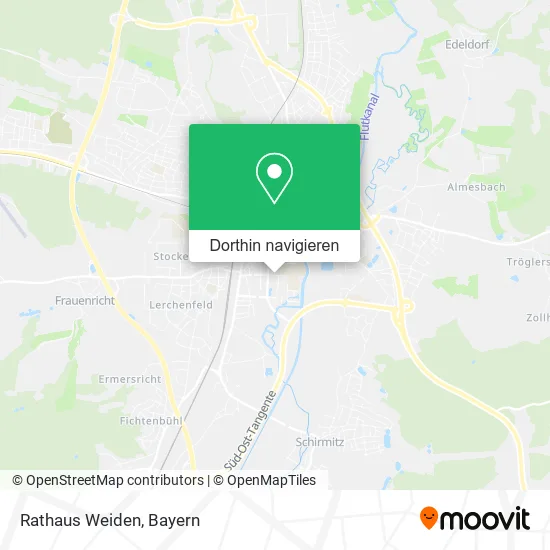 Rathaus Weiden Karte