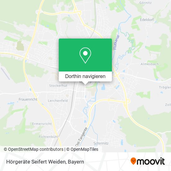 Hörgeräte Seifert Weiden Karte