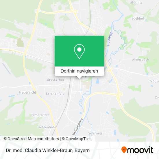 Dr. med. Claudia Winkler-Braun Karte