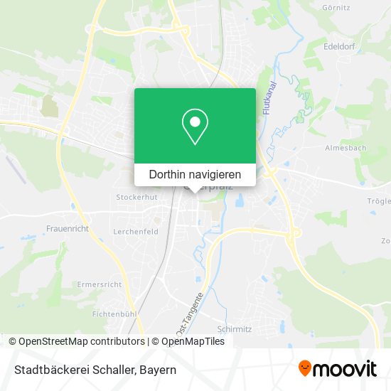Stadtbäckerei Schaller Karte